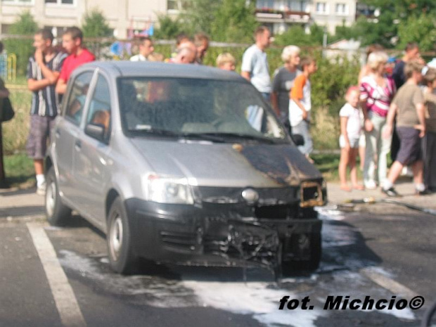 14.08.2008r. - Pożar samochodu #straż