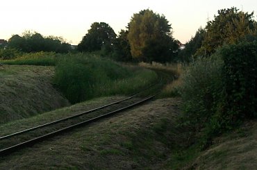 Łuk za przejazdem w kier Niechorza #Gryfice #Gryficka #Kolej #Lxd2 #Nadmorska #Niechorze #Pogorzelica #Remont #Rewitalizacja #Wąskotorowa