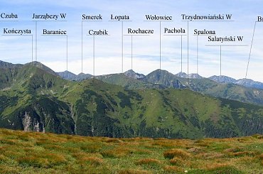 Panorama z Ornaku #Góry #Tatry #StarorobociańskiWierch