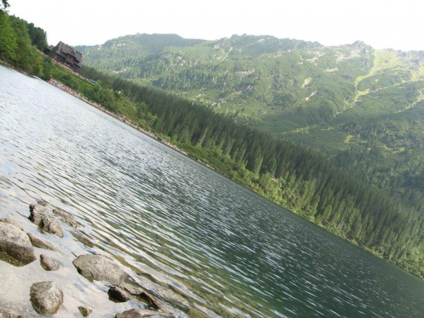 Morskie Oko w Tatrach #góry #jezioro #Tatry #woda