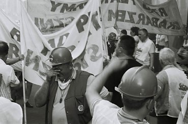 Warszawa Protest Stoczniowców 29_IV_2009 #Warszawa #Protest #Stoczniowcy #Policja
