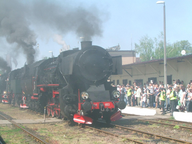 Wolsztyn 2009 - parada parowozów #ParadaParowozów