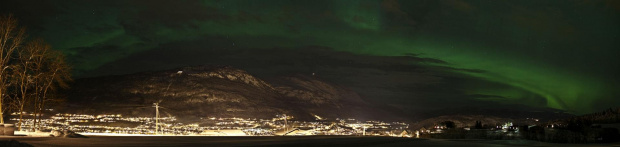 zorza polarna Norwegia- Voss