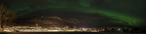 zorza polarna Norwegia- Voss
