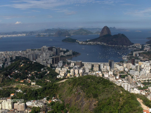 panorama Rio - głowa cukru