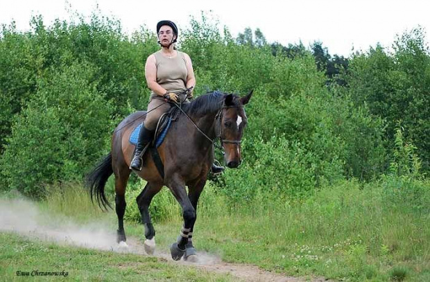 2009.06.18 Trening w Stodolach, Zosia i Ania