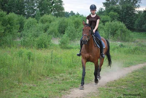 2009.06.18 Trening w Stodolach, Zosia i Ania