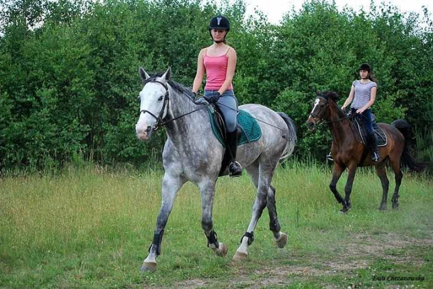 2009.06.18 Trening w Stodolach, Zosia i Ania