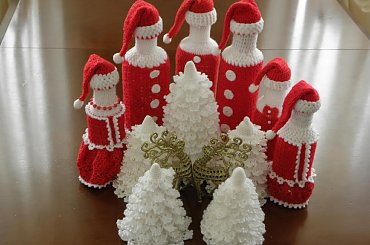 #aniołki #bombki #BożeNarodzenie #mikołaje #oryginalne #robótki #szydełko #szydełkowe #własnoręcznie