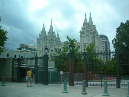 Mormonski kosciol w Salt Lake City.