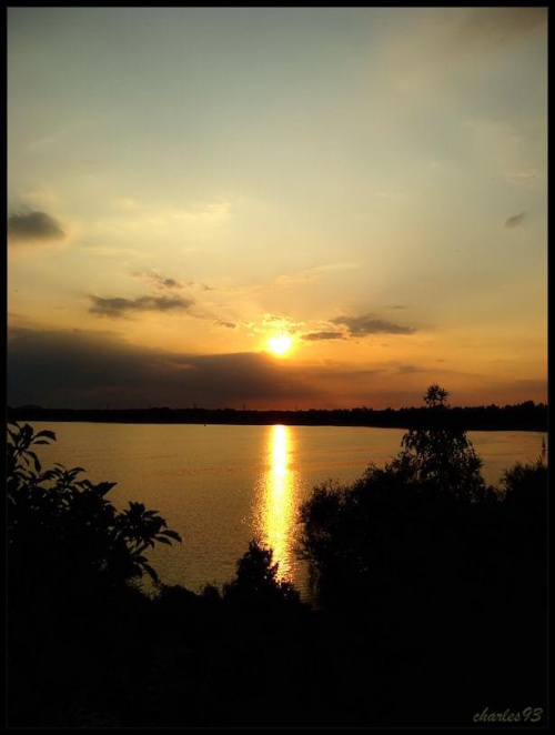 Koniec pięknego dnia.. #ZachódSłońca #jezioro