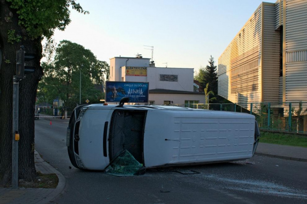 Wypadek w Bydgoszczy z dnia 14.05. na skrzyżowaniu Ogińskiego i Moniuszki