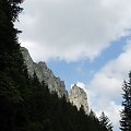 spoglądając na góry z dołu--zastanawiałam się, na który szczyt wejść:))) #Tatry