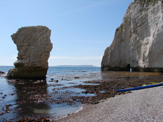 Erozja wapienia. #Anglia #klif #BiałeSkały #Dorset #widok #morze #plaża
