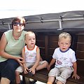 Kamilek z ciocią i Tomusiem
