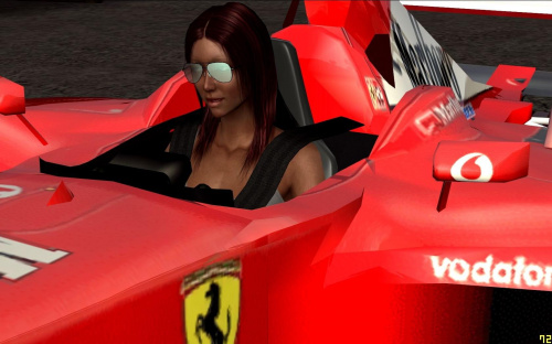 Auta i Ono. Ferrari F1 Chevrolet Bel Air #TDU #Cars #Auta #Samochody #Gry #Kobiety