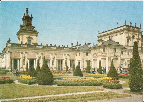 Warszawa_Pałac w Wilanowie (XVII w. proj. A.Locci) - widok od strony ogrodu.