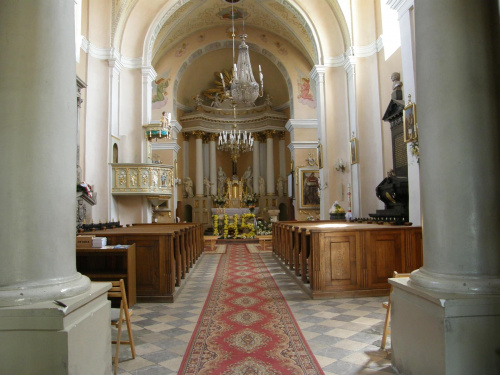Wodzisław - wnętrze kościoła #Wodzisław #Kościoły