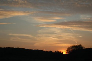 rososze - Siemki #siemiatycze #niebo #rososze #słonce #ZachódSłońca #ZachodSlonca