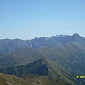 Widok na Tatry Wysokie
