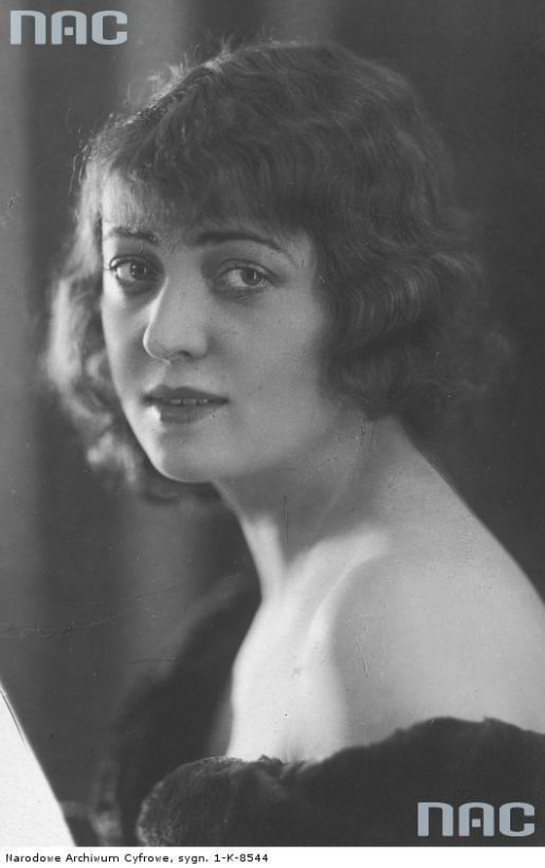 Maria Malicka, aktorka. Warszawa_1920-1939 r.
