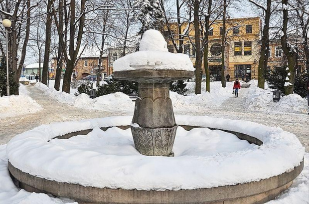 Rynek w Busku-Zdroju.