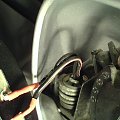 Poprowadzenie kabla zasilającego od mat do wnętrza auta. #honda #Accord #lusterka #podgrzewane #maty