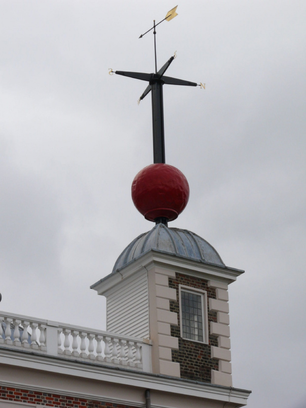 Royal Obserwatory Greenwich - kula na pręcie opadajaca codziennie o 13 w dół #Greenwich