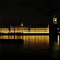Pałac Westminsterski nocą #Noc #Tamiza #zegar #Parlament #BigBen