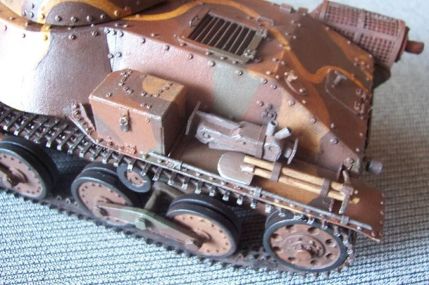 Model kartonowy japońskiego czołgu Ha Go (GPM 113).Skala 1:25