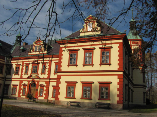 Pałac Harrachów w Jilemnicach w Czechach,obecnie siedziba muzeum #czechy #Jilemnice #muzeum