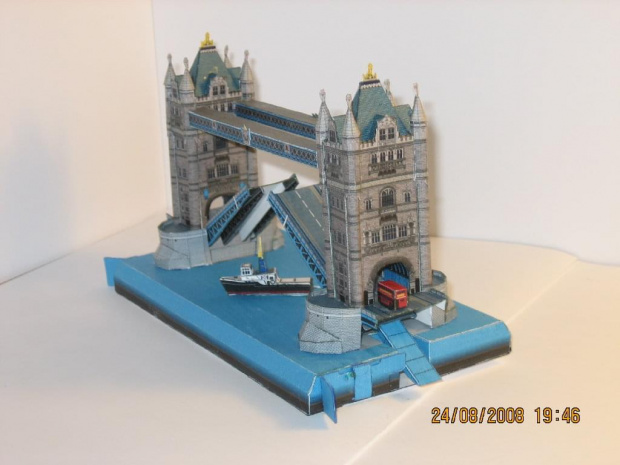 Tower bridge-Londyn,model kartonowy