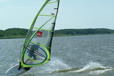 Miedwie. Lato 2008. #miediwe #windsurfing #woda #jezioro #wiatr #deska #żagiel