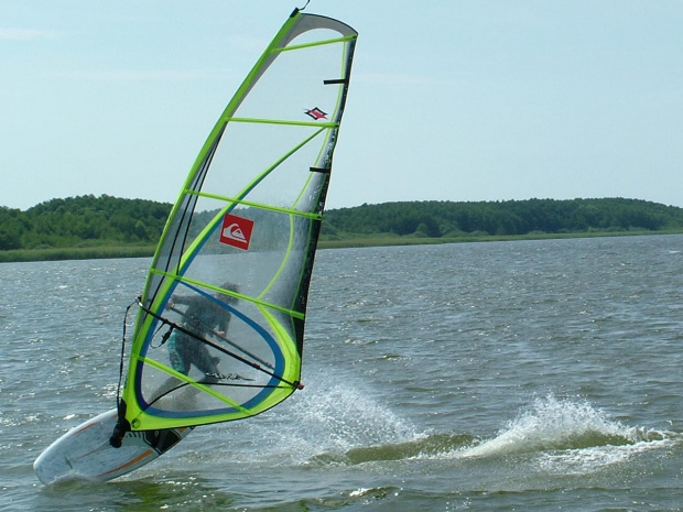 Miedwie. Lato 2008. #miediwe #windsurfing #woda #jezioro #wiatr #deska #żagiel