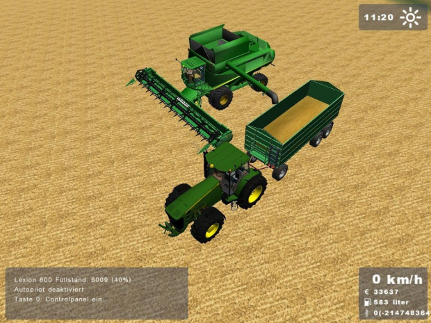 John Deere 8530 + Brantner Dreiachser + John Deere s960i #Gra #LandwirtschaftsSimulator #JohnDeere8530 #BrantnerDreiachser #JohnDeereS960i