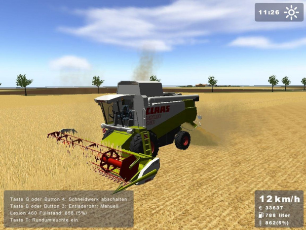 Claas Lexion 460 #Gra #LandwirtschaftsSimulator #ClaasLexion460 #Claas