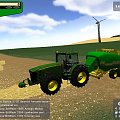 John Deere 8530 + prasa do słomy John Deere 690 #LandwirtschaftsSimulator2008 #JohnDeere