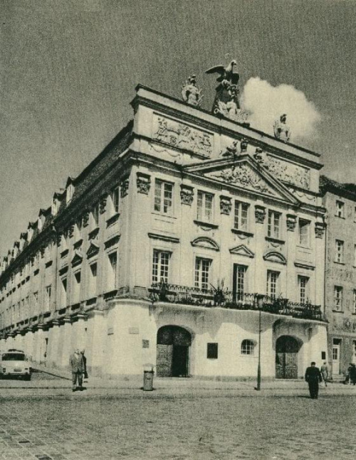 Poznań_Pałac Działyńskich 1970 r.