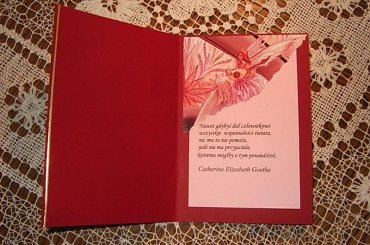 Z podziękowaniem #Kartki #papierki #scrapbooking