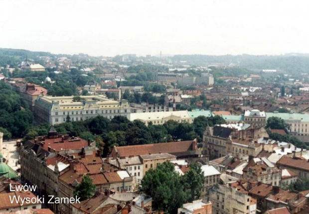 Lwów - Widok z Kopca Uni Lubelskiej.