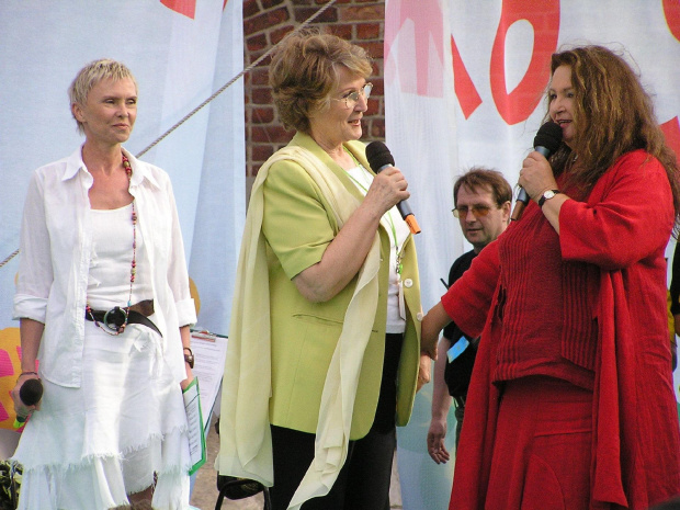 Ewa Błaszczyk, Irena Santor i Anna Dymna #Kraków #festiwal #aktorka #piosenkarka #AnnaDymna #IrenaSantor #EwaBłaszczyk