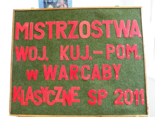 Mistrzostwa Województwa Kujawsko-Pomorskiego Szkół Podstawowych w Warcaby Klasyczne 2011 - SOSW Toruń, dn. 02.03.2011r.