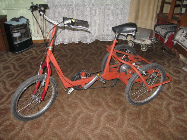 Rower Trójkołowy mojej konstrukcji #rower #trójkołowy #górski #góral #specjalny #trójkołowiec #wiekowych #starszych #chorych