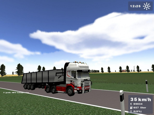 Scania z naczepą #Scania #LandwirtschaftsSimulator2008