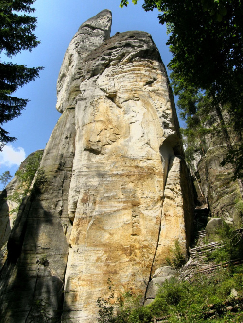 Wieża Elżbiety #Adrśpach #krajobraz #natura #SkalneMiasto #skały #Czechy