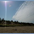 Sobieszewo-niebo nad wyspą jest za każdym razem inne #plaża #wyspa #niebo #chmury