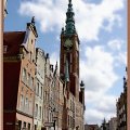 Gdańsk-fragment ul. Długiej z Ratuszem Głównomiejskim #namalowane #przeróbki #inaczej #miasto #Gda