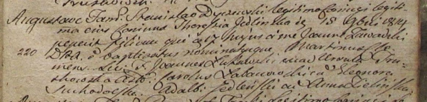 Akt Urodzenia 1814