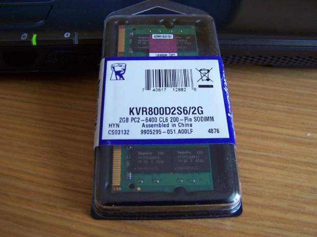 Kingston 2GB DDR2 SO-DIMM 800MHZ CL6 PC2-6400