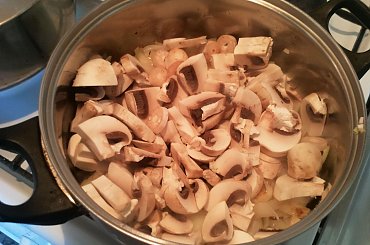 #papryka #pieczarki #zapiekanka